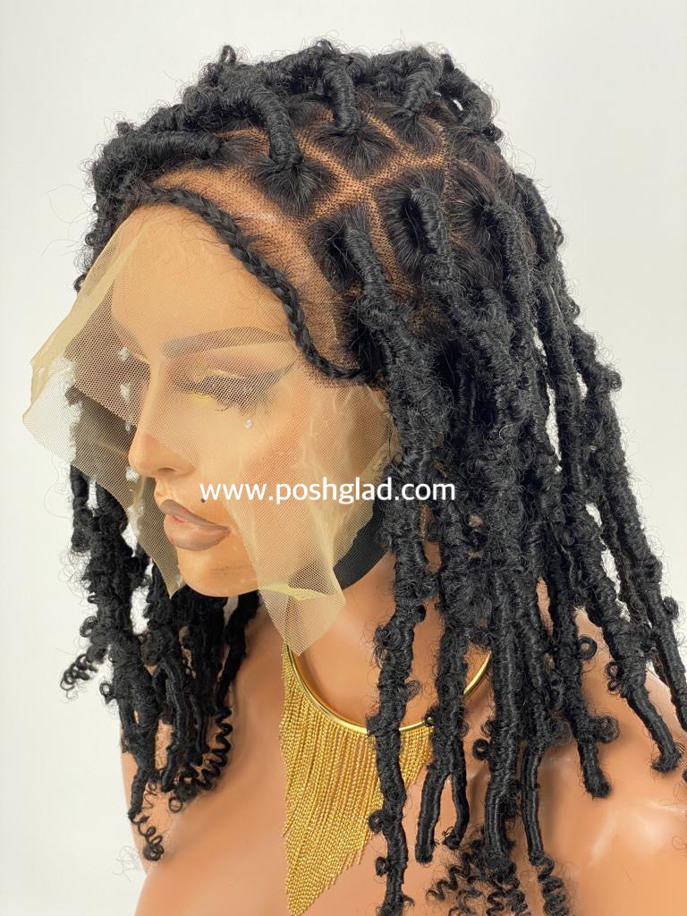 Butterfly Locs Wig- Hamat (Ready to ship) Poshglad Braided Wigs Butterfly Locs Crochet Hair