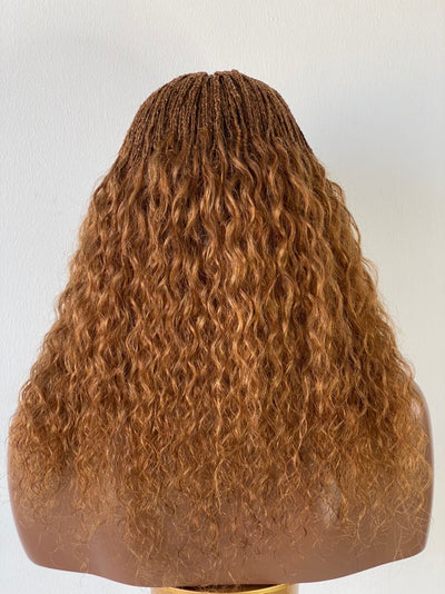 Human hair BRAID- FLORA IN 30 (100% Human hair) Poshglad Braided Wigs