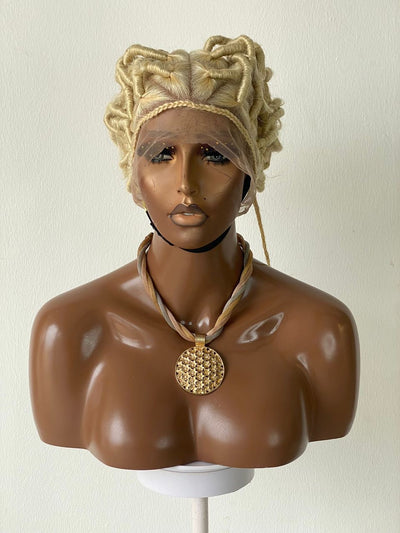 African Mother Urban Locs (Swiss Full Lace) Blond Color - Chosen