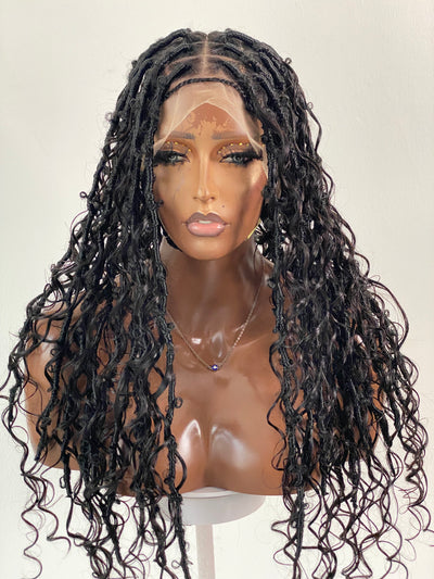 Mermaid Bohemian Full lace Locs (100% Humanhair curls)