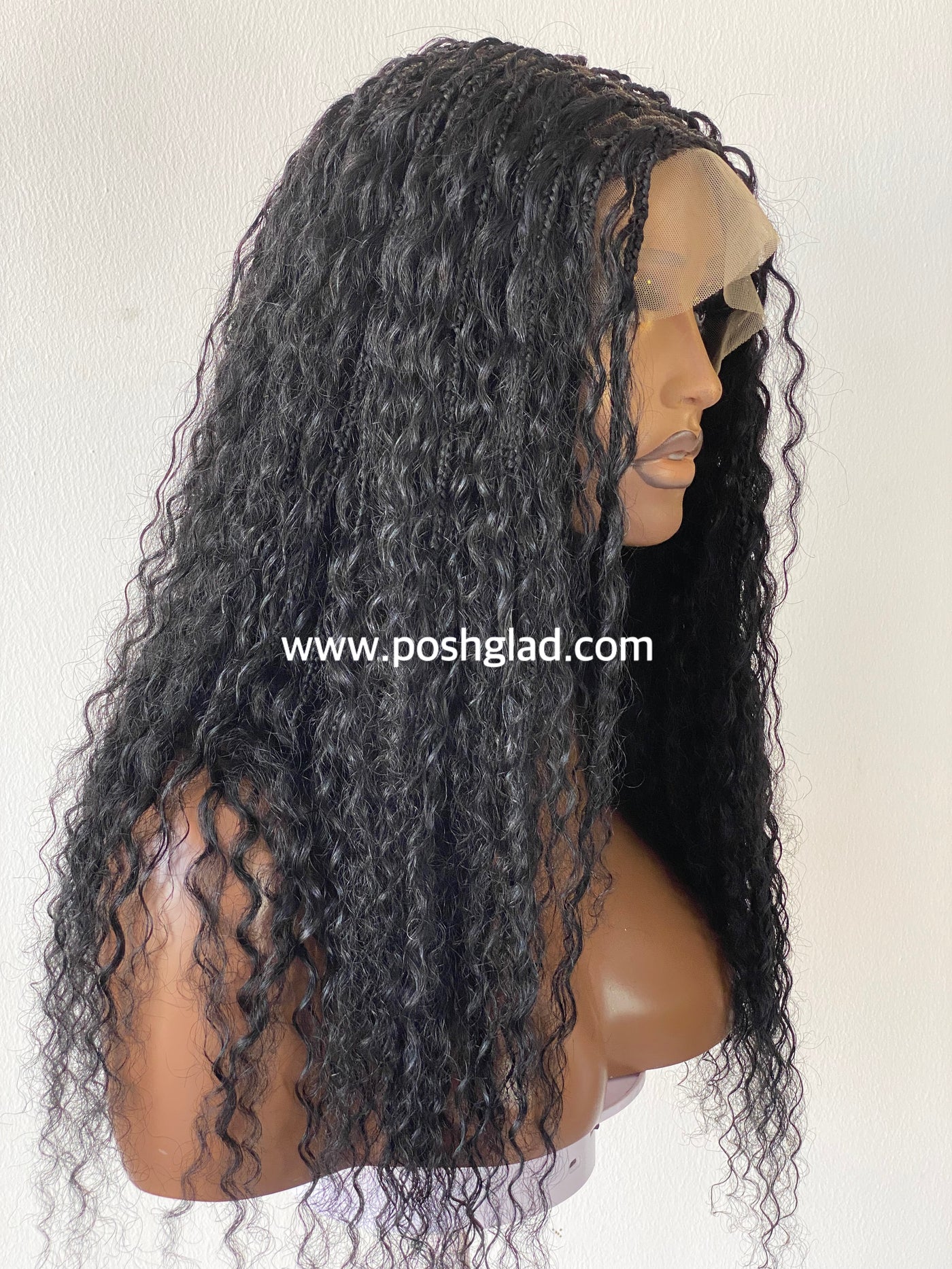 Bohemian Knotless (100% Raw human hair curls) - Tara-01