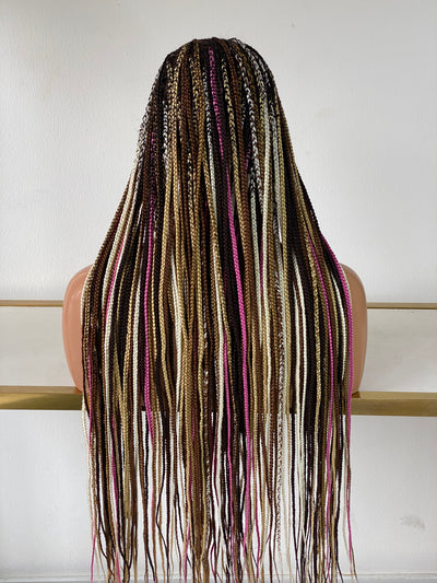 Ready to Ship - Knotless multiple colors braided wigs