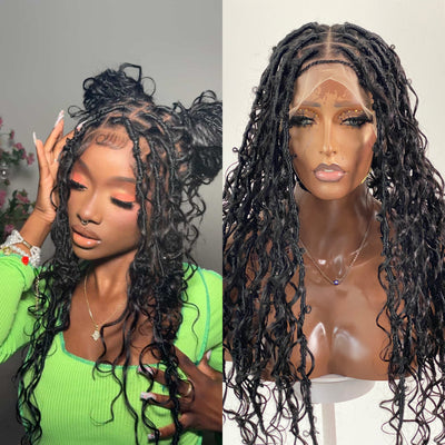 Mermaid Bohemian Full lace Locs (100% Humanhair curls)