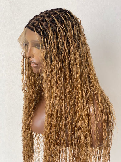Bohemian Humanhair curls -Biaca