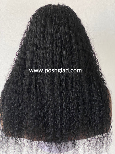 Bohemian Knotless (100% Raw human hair curls) - Tara-01