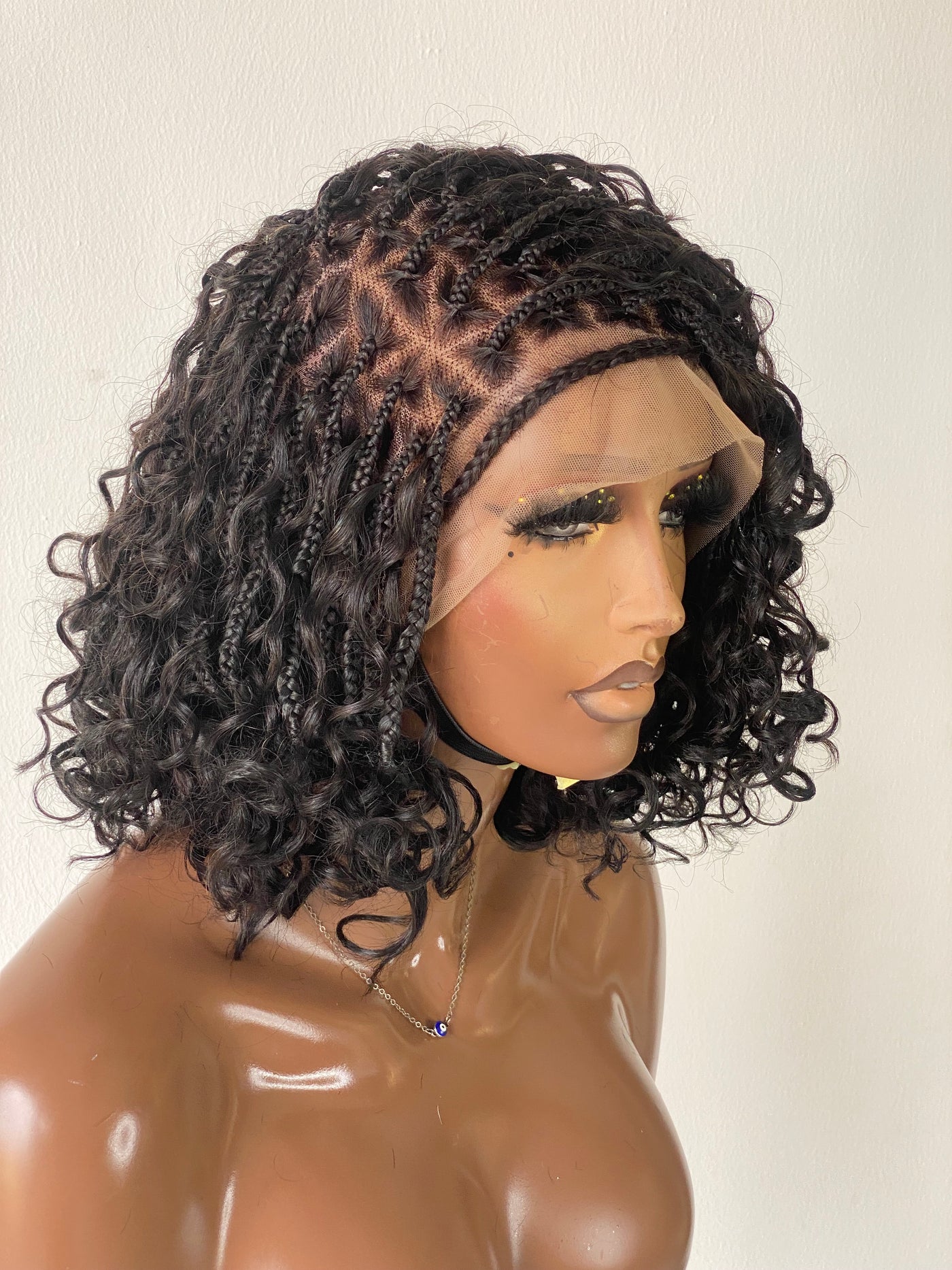 Bob bohemian Knotless (Humanhair curl)