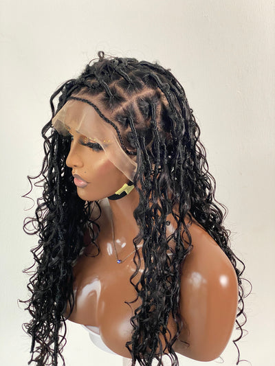 Mermaid Bohemian Full lace Locs (100% Humanhair curls)