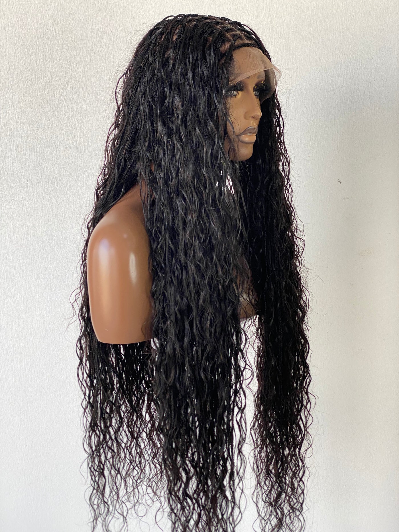 Bohemian Knotless (100% water wave humanhair curl)