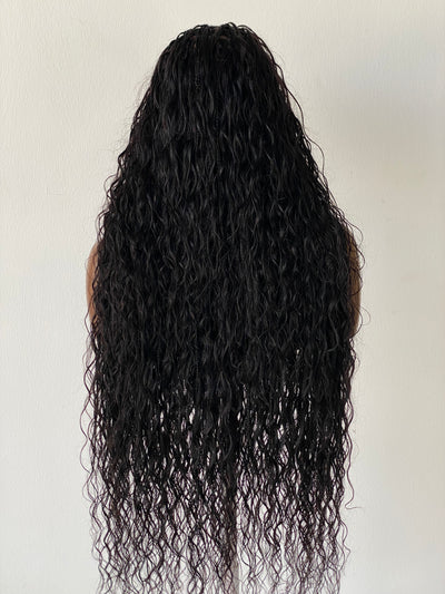 Bohemian Knotless (100% water wave humanhair curl)