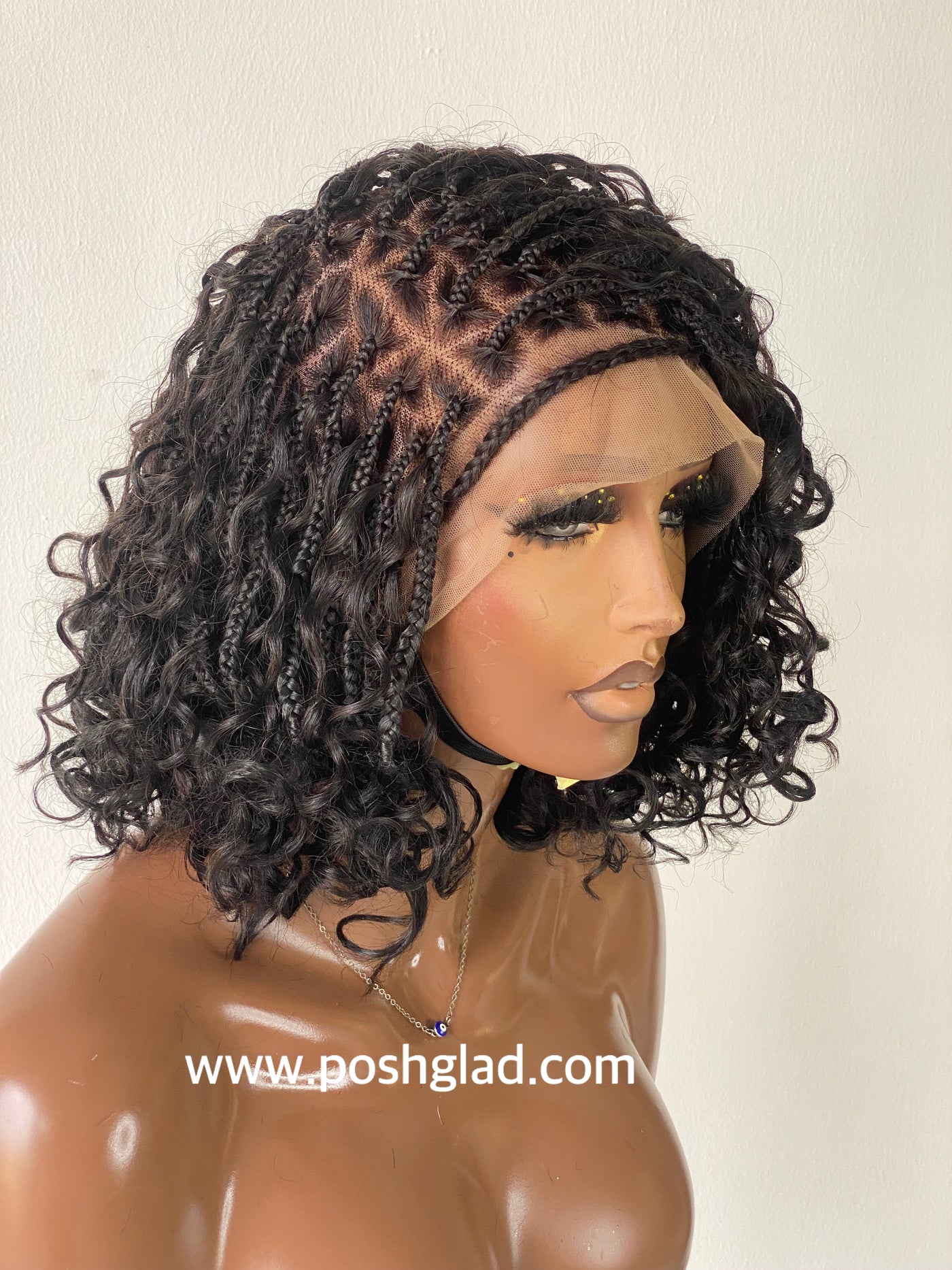 Bob bohemian Knotless (Humanhair curl)