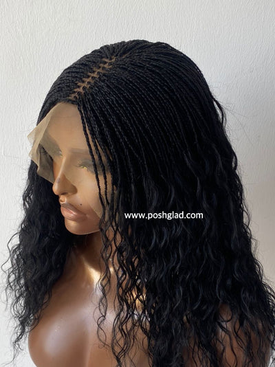 Humanhair braid - FLORA Poshglad Braided Wigs