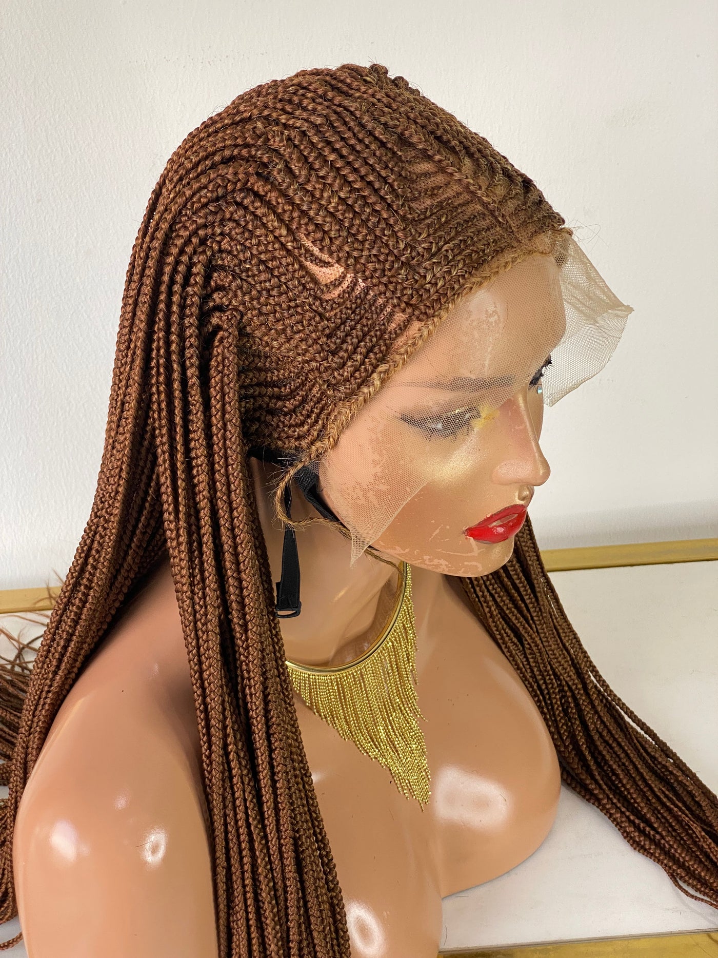 Ready to ship - Tribal Cornrow frontal braided wig