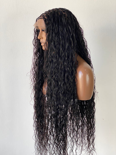 Bohemian Knotless (100% water wave humanhair curl)