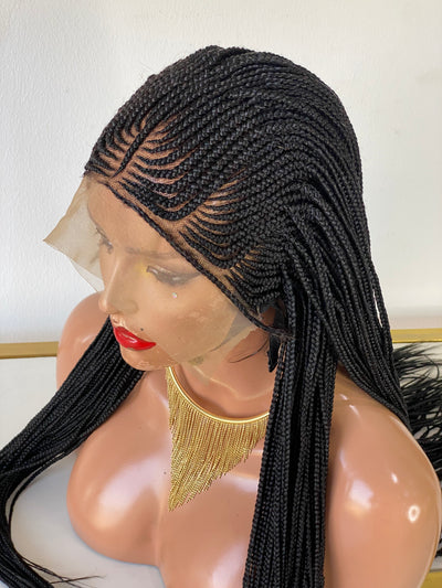 Ready to Ship- Tribal cornrow frontal lace