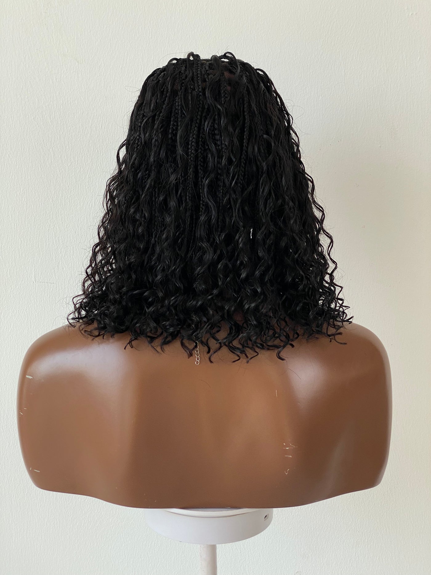 Bohemian Knotless Bob (100% Humanhair curls) Full lace