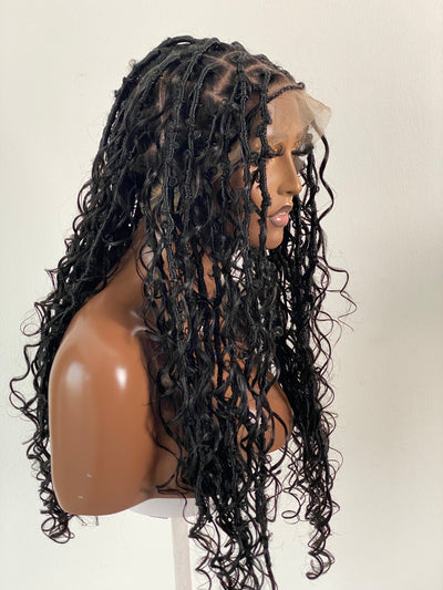 Mermaid Bohemian Full lace Locs (100% Humanhair curls)