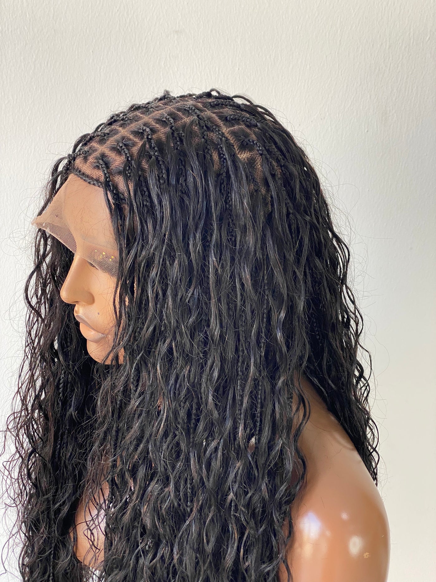 Bohemian Knotless (100% water wave humanhair curl)