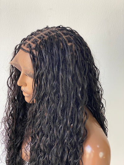 Bohemian Knotless (100% water wave humanhair curl)