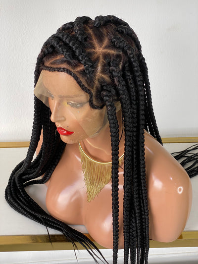 Ready to ship- Triangle braided wig
