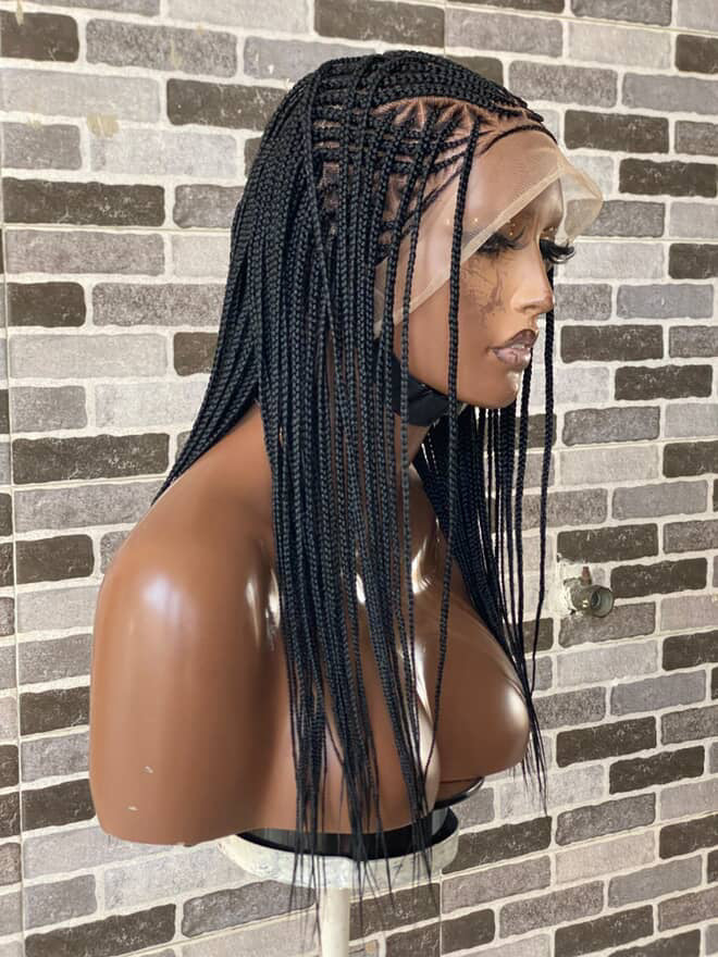 Aishat Cornrow full lace braided wiga
