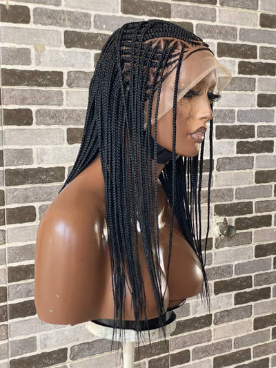 Aishat Cornrow full lace braided wiga