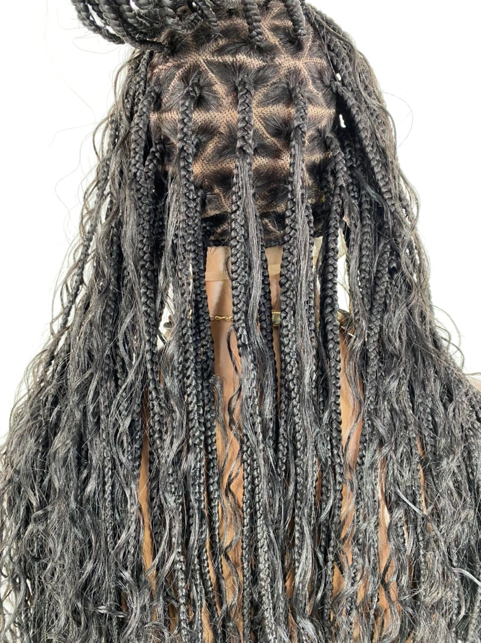 Bohemian Cornrow Wig - Crush (Swiss Full Lace) Poshglad Braided Wigs Bohemian Cornrow Wig