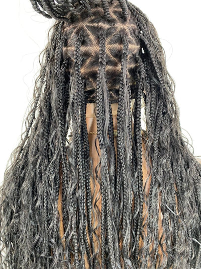 Bohemian Cornrow Wig - Crush (Swiss Full Lace) Poshglad Braided Wigs Bohemian Cornrow Wig