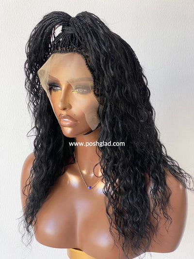 Humanhair braid - FLORA Poshglad Braided Wigs