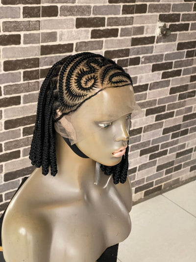Nubian knot Bob Full lace wig