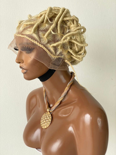 African Mother Urban Locs (Swiss Full Lace) Blond Color - Chosen