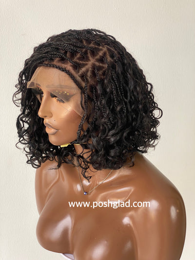 Bob bohemian Knotless (Humanhair curl)