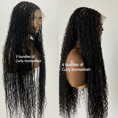 Bohemian Knotless - TARA (100% Human Hair curly )