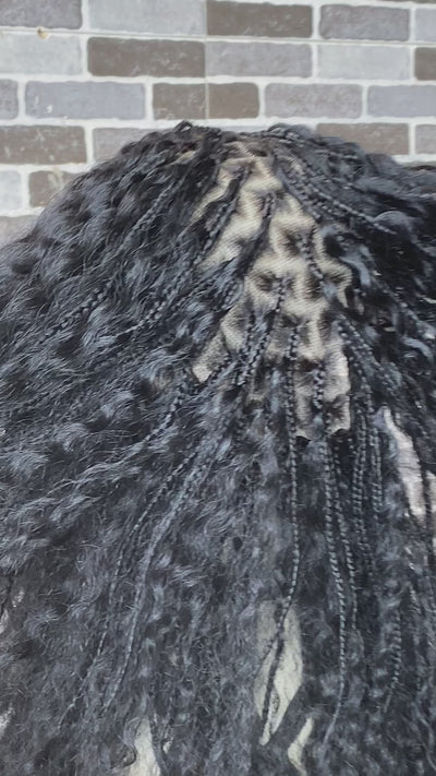 Bohemian Knotless (100% Raw human hair curls) - Tara-01