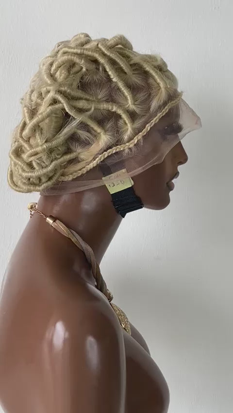 African Mother Urban Locs (Swiss Full Lace) Blond Color - Chosen