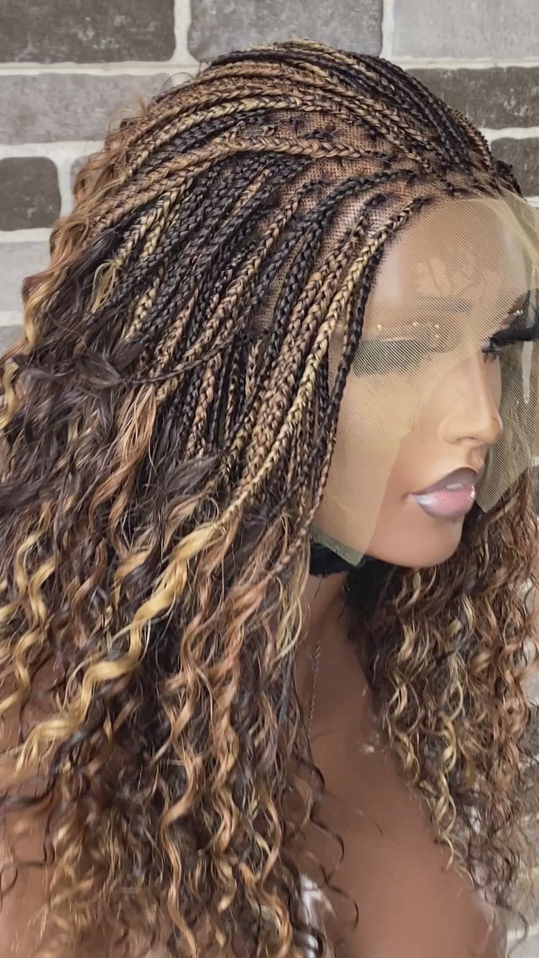 Pick and drop styles full lace (100% Humanhair virgin curls)