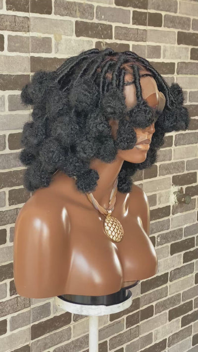 Bantu Knot (Afro Kinky) Full lace wig