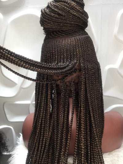 Cornrow Braid Wig - Swiss Full Lace - Nadu Poshglad Braided Wigs Cornrow Braid Wig