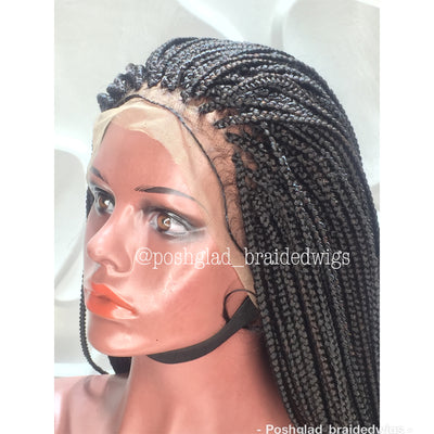 IFE BOX BRAID. (FULL LACE) Poshglad Braided Wigs Box Braid Wigs