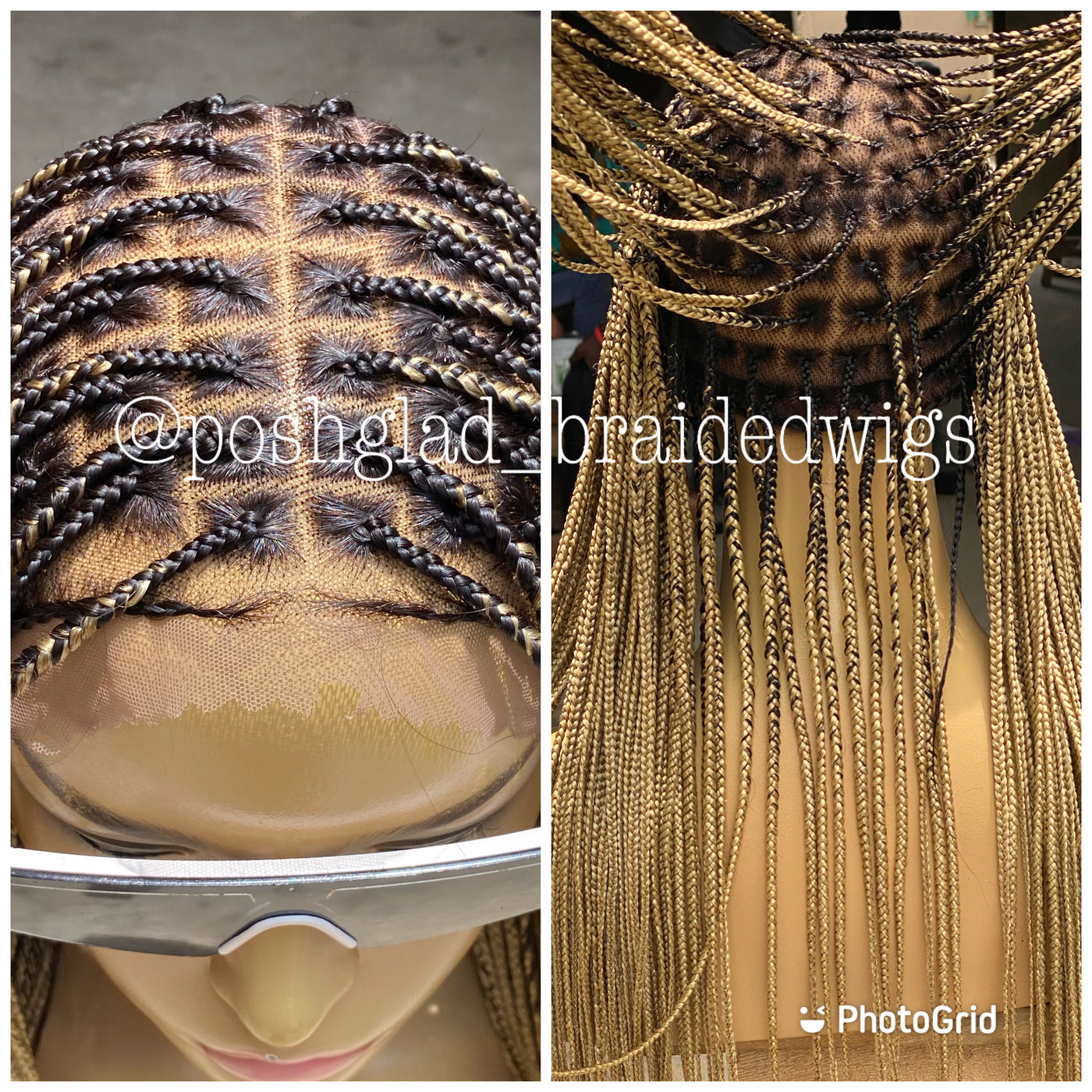 Shade Knotless Box Braid Wig Full Density Poshglad Braided Wigs Knotless Braid Wig
