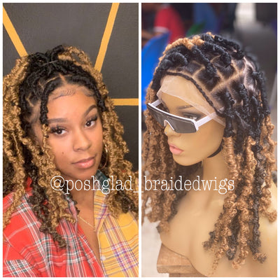 Ombre Butterfly Locs - Bree Poshglad Braided Wigs Butterfly Locs