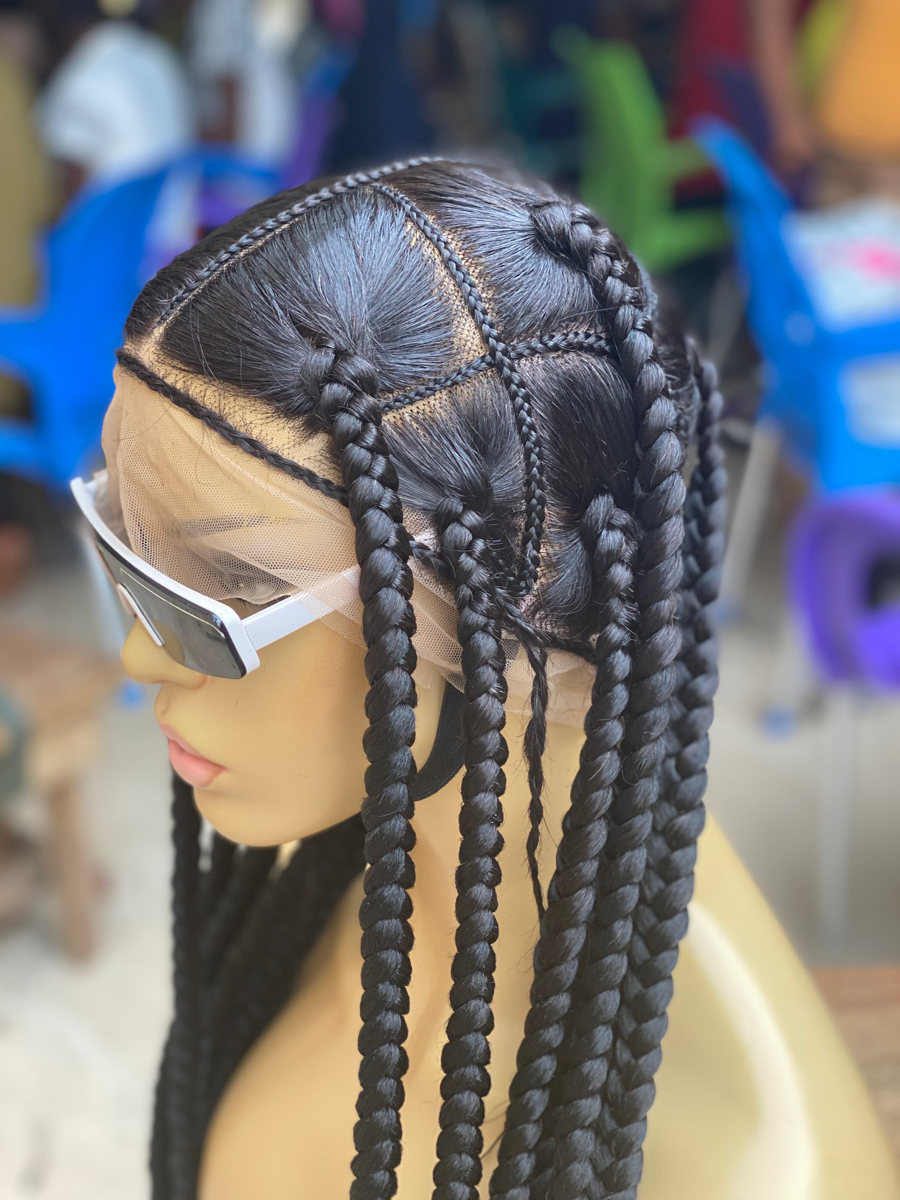 Large Jumbo Knotless Braid Wig