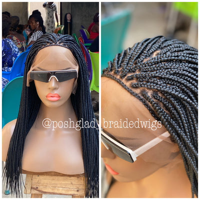 Box Braid Wig Full Lace - Antoinette Poshglad Braided Wigs Box Braid Wig