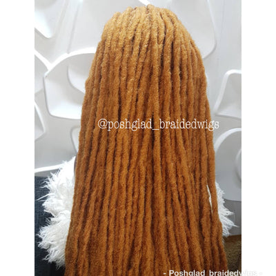 Faux Locs Wig - Boho Locs Color 30 - Shennel Poshglad Braided Wigs Faux Locs Wig