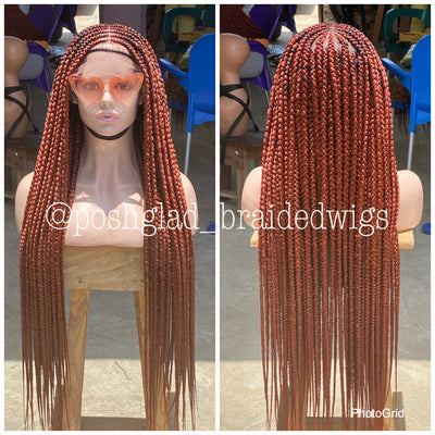 Cornrow Braid Wig - Full Lace - Adenike Poshglad Braided Wigs Cornrow Braid Wig