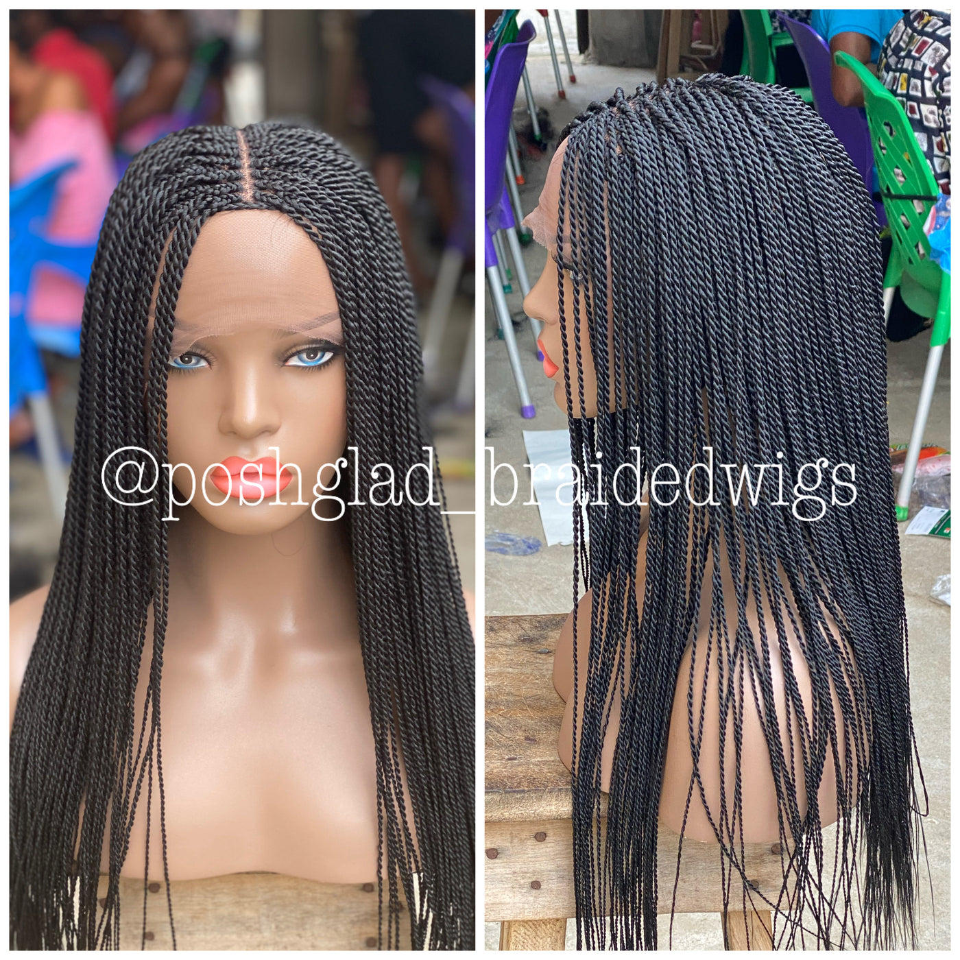 Senegalese Twist - Senegalese Twist Wig - Sadia Poshglad Braided Wigs