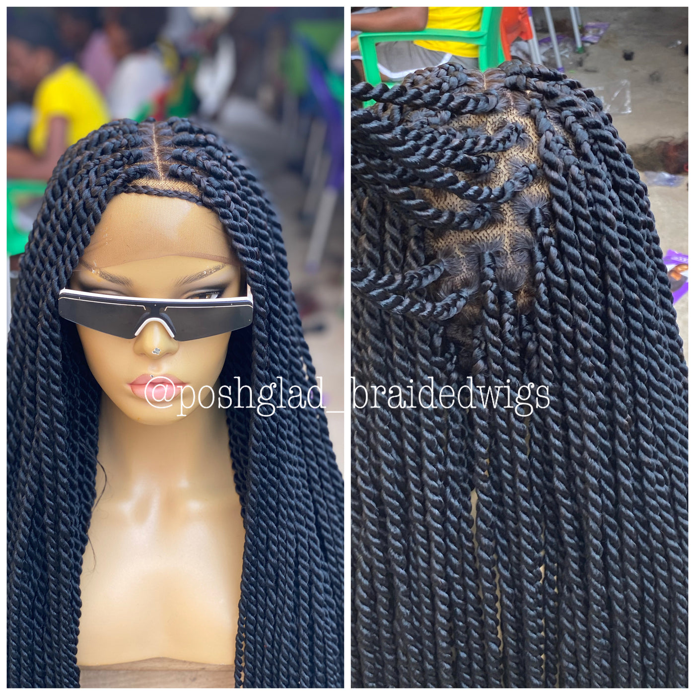 Senegalese Twist Wig - Nonso Poshglad Braided Wigs Senegalese Twist Wig