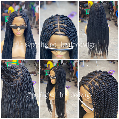 Senegalese Twist Wig - Nonso Poshglad Braided Wigs Senegalese Twist Wig