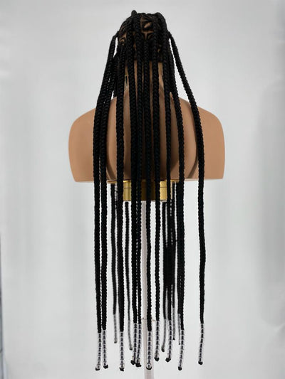 Ready to Ship- Miss Black Poshglad Braided Wigs Cornrow Braided Wig