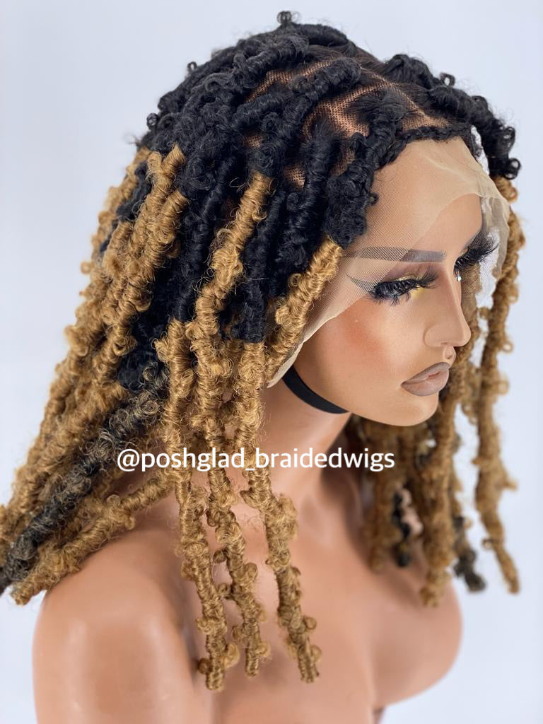 Butterfly Locs Wig "HD Full Lace" (Ready To Ship) Poshglad Braided Wigs Butterfly Locs Wig