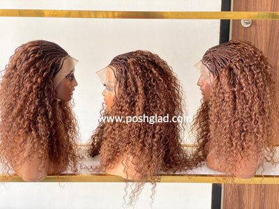 Deep twist- Frontal-Candy Poshglad Braided Wigs